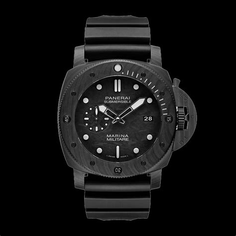 marina militare panerai ebay|panerai submersible carbotech 47mm.